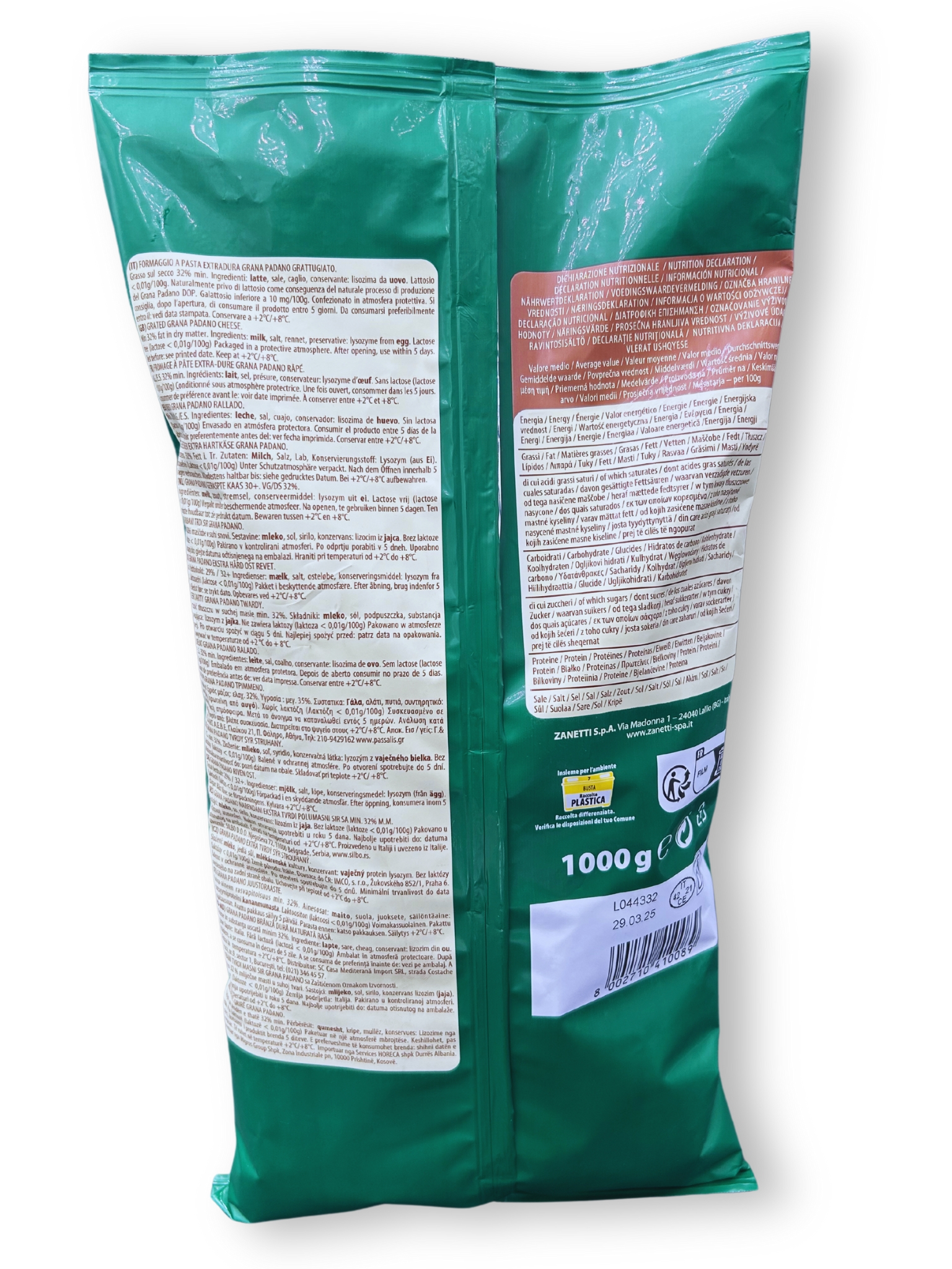 GRANA PADANO AOP RAPE 1KG
